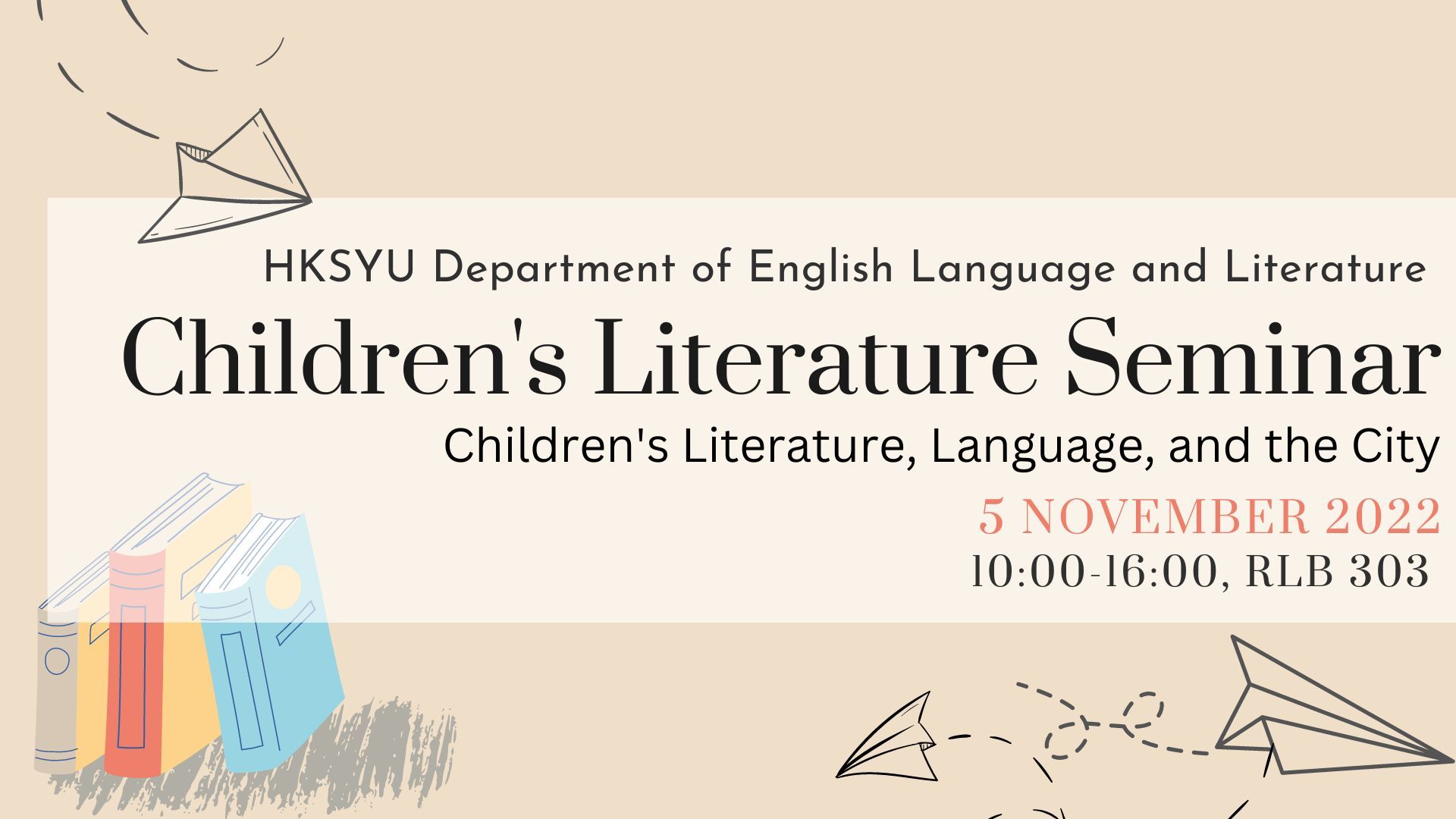 Children's Literature Seminar | Department of English Language And ...